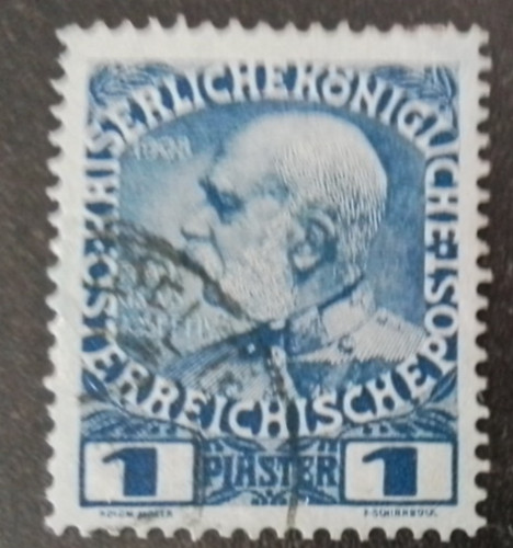 Turkey 1908 austria post - ,