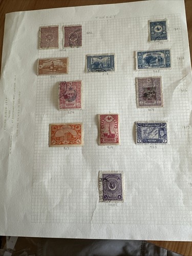 Very old turkish stamps - very,