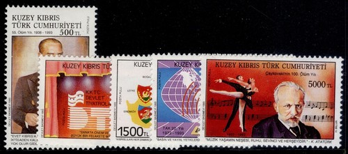 Turkish cyrpiot posts 1991 - turkish, 1991-94