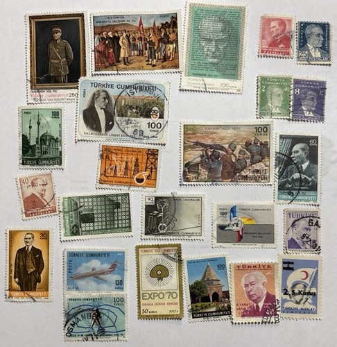 Turkish stamps various 24 - various,