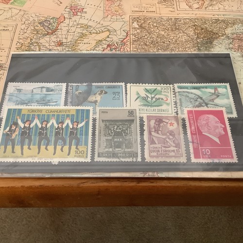 Turkish postage stamps used - postage, 8