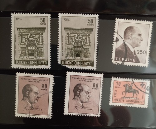 Few vintage turkish stamps - few,