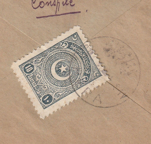 Turkey egypt rare - letter, tied