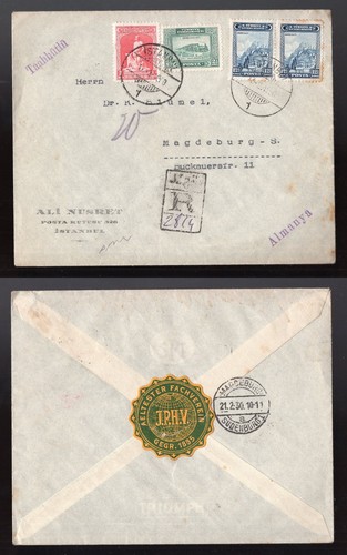 Turkey stamps 1930 registered - stamps,