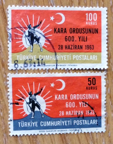 1963 turkey used cancelled - turkey, used/cancelled