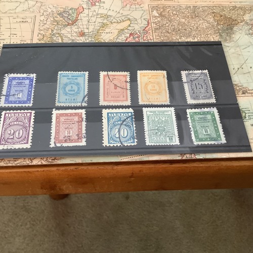 Turkish resmi revenue stamps - resmi,