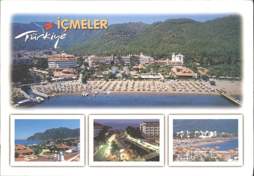 çmeler turkey postcard - İçmeler,