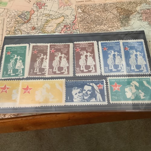 Turkish postage stamps - stamps, child
