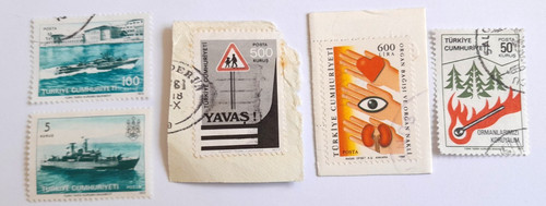 Turkish pictorial stamps - 5, x
