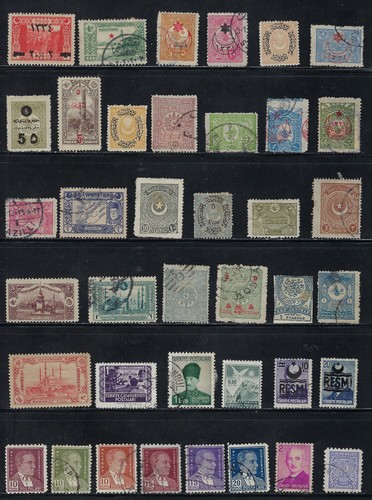 Old stamps from - 38,